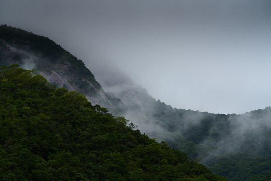 水墨风大山