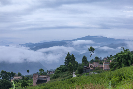 高山云雾民居