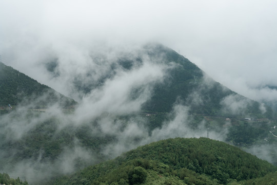 重庆巫山摩天岭云雾