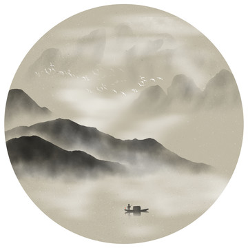 水墨山水