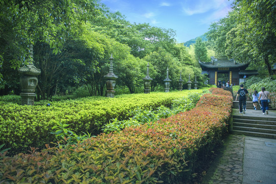 杭州永福禅寺佛尊像