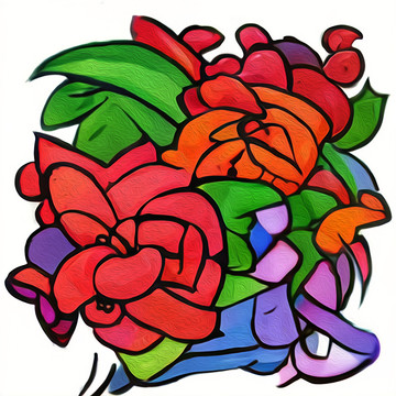 藝術(shù)畫(huà)抽象油畫(huà)