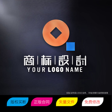 OQ字母商标LOGO