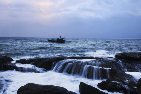 海边延时摄影