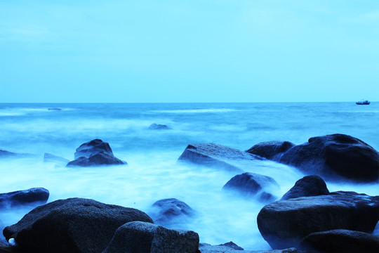 海边延时摄影