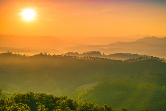 大山日出