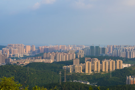 荆门市全景