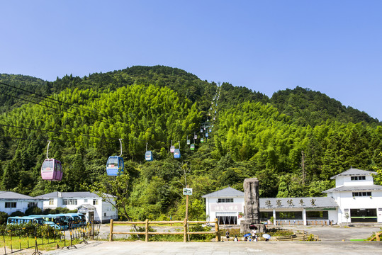 高山景区缆车