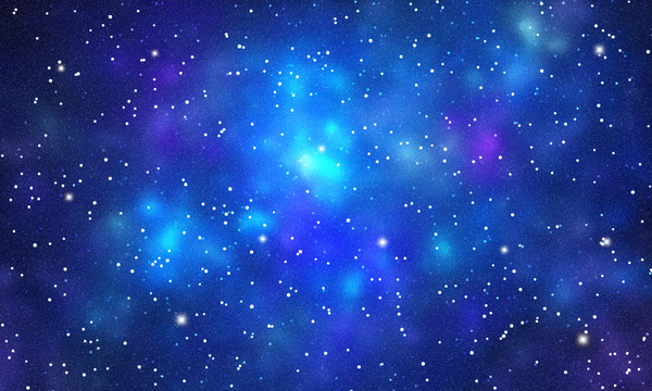 藍色星空圖