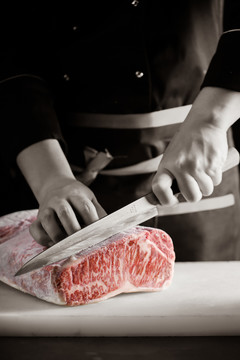 手切神户牛肉