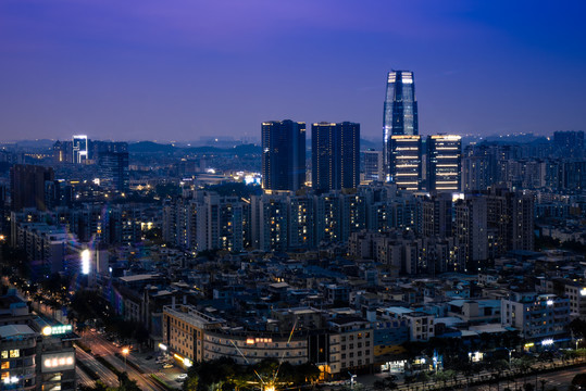 广东顺德容桂夜景