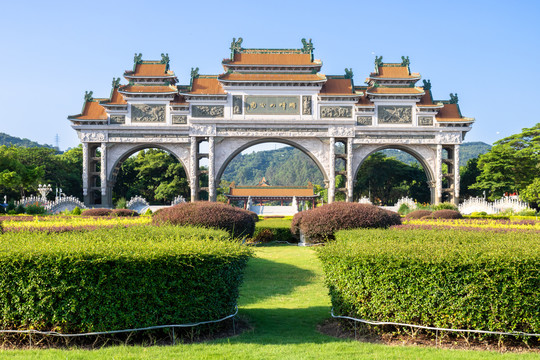 广东顺德顺峰山公园牌坊