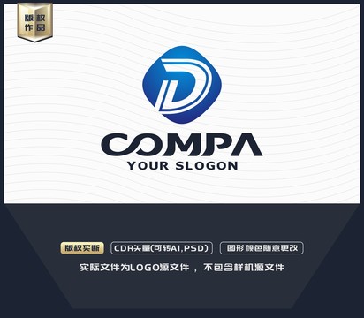 D字母LOGO