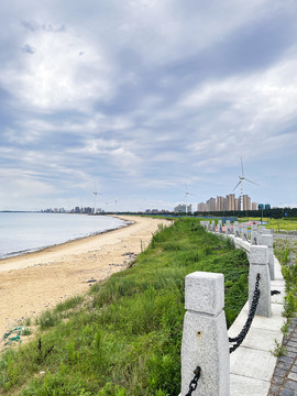 海湾城市风光