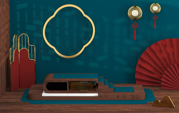 3D模擬場景產(chǎn)品展臺創(chuàng)意圖4