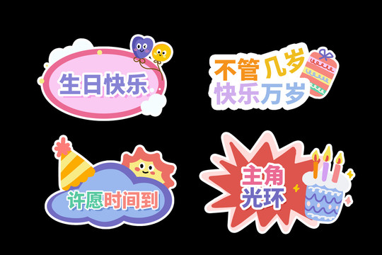 生日手舉牌