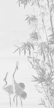 點狀激光鏤空墨竹