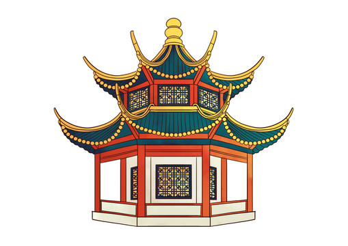 南京古建筑免抠南京夫子庙