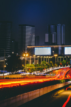 佛山南海海八路夜景