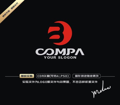 B字母LOGOB字母標(biāo)志