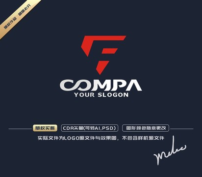 F字母标志F字母LOGO