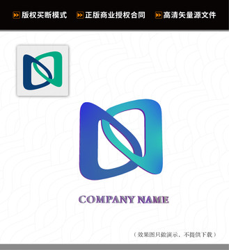 D字母医疗logo