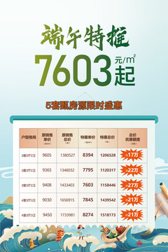 端午特惠活動展架