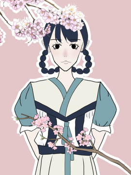 花兒與少女