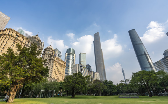 广州地标街景