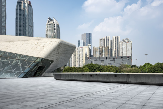 广州花城广场街景