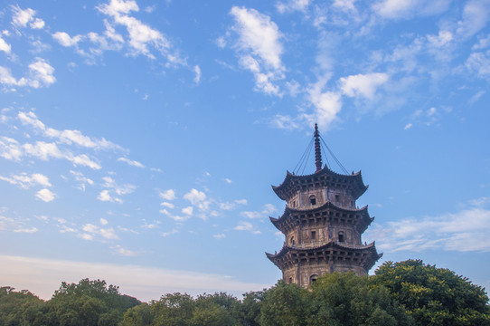 泉州古城镇国塔风景