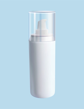 白色喷瓶包装设计素材