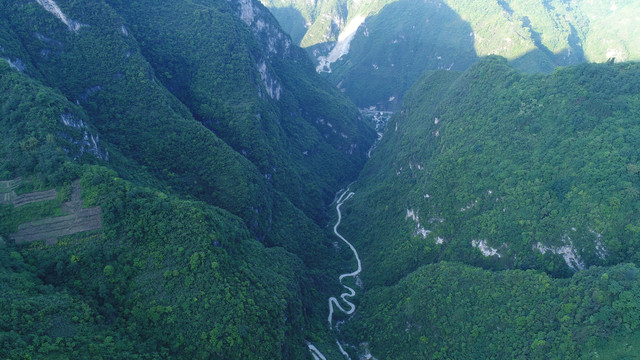 大山俯瞰