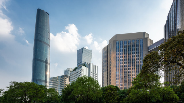 广州地标街景