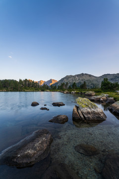 法国比利牛斯山脉自然风景