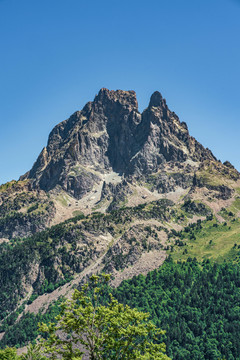 法国比利牛斯山脉自然风景