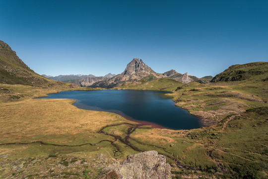 法国比利牛斯山脉自然风景