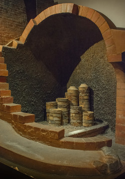古代制瓷作坊馒头窑龙窑炉