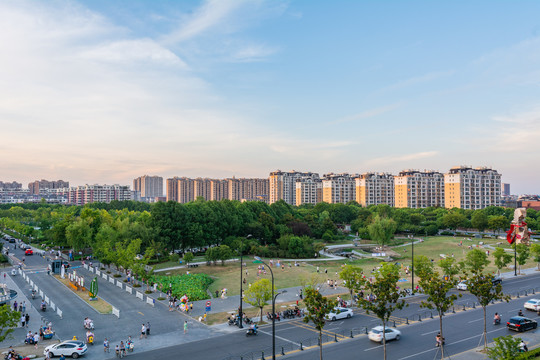 昆山张浦市民文化广场