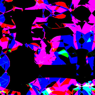 黃色幾何地毯