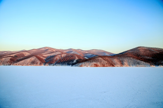 吉林珲春雪景