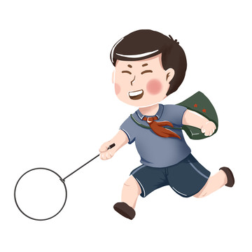 滾鐵環(huán)小孩