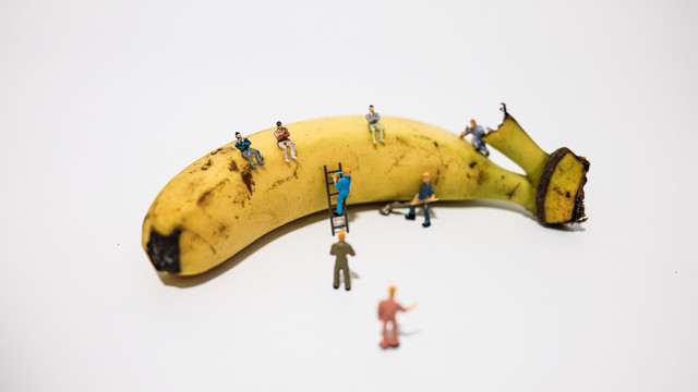 微缩摄影香蕉