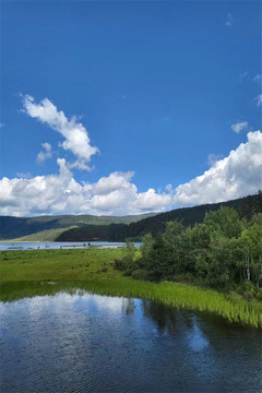 香格里拉的美景