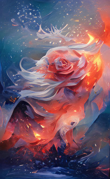 抽象花卉玄關(guān)