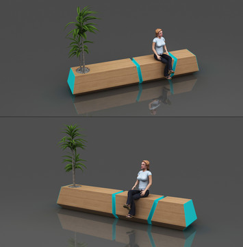 異形創(chuàng)意座椅3d模型