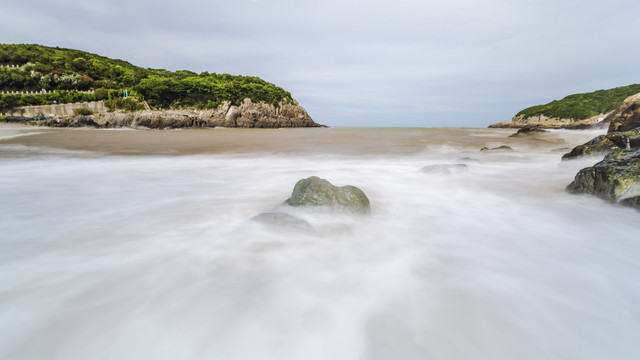 舟山白沙岛海滩