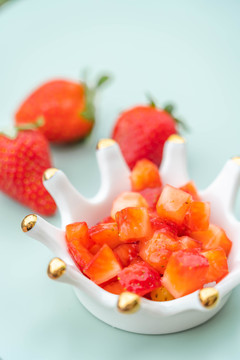 草莓果粒