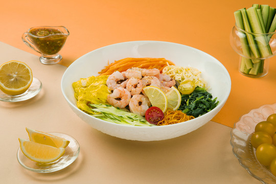 泰式虾仁荞麦面