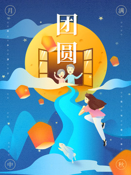 中秋團(tuán)圓
